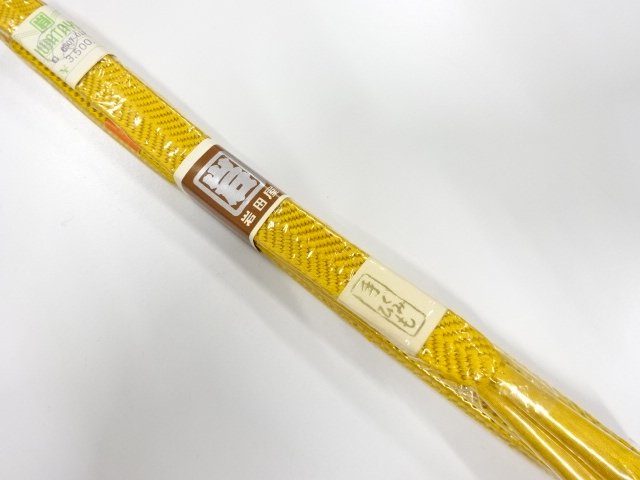 未使用品　正絹　手組帯締め